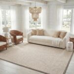 SAFAVIEH Area Rug 9x12 - Natural Fiber Collection - Large - Marble & Khaki, Sisa... - Image 2