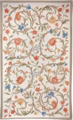 SAFAVIEH Chelsea Collection Accent Rug - 2'6" x 4', Ivory, Hand-Hooked French Co... - Image 2