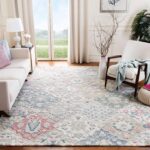 SAFAVIEH Glamour Collection 9' x 12' Ivory/Red GLM622A Handmade Premium Wool Are... - Image 2