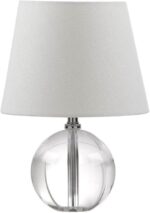 SAFAVIEH Lighting Collection Mable Modern Glam Clear Crystal 14-inch Bedroom Liv... - Image 2