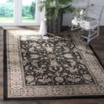 SAFAVIEH Lyndhurst Collection Area Rug - 9' x 12', Anthracite & Cream, Tradition... - Image 2