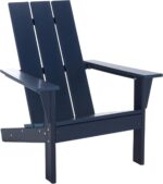 SAFAVIEH Outdoor Patio Furniture Collection - All Weather Federal Blue Adirondac... - Image 2