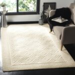 SAFAVIEH Vermont Collection Area Rug - 9' x 12', Ivory, Handmade Wool & Cotton, ... - Image 2