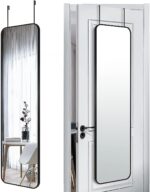 SCWF-GZ 47x14 Mirror Rectangle Full Body Length Door Hanging Wall Mounted Metal ... - Image 2