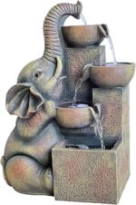 SEINHIJO Outdoor Floor Water Fountain Fengshui Waterfall Modern Decor Gift for G... - Image 2