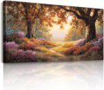 SERIMINO Oversized Wall Art, Landscape Wall Art, Nature Art Prints Decor, Fall F... - Image 2
