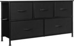 SHAWKEN Fabric Dresser with One-Piece Steel Frame,5 Drawer Dresser for Closet Or... - Image 2
