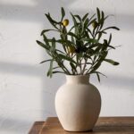 SIDUCAL Ceramic Decorative Flower Vase | 6 Inch Pottery Rustic Farmhouse Boho Va... - Image 2