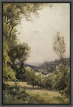 SIGNFORD Framed Canvas Print Wall Art Pastoral Countryside Serene Nature Landsca... - Image 2