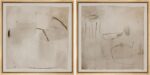 SIGNFORD Framed Canvas Print Wall Art Set Minimalist Abstract Ink Wash Illustrat... - Image 2