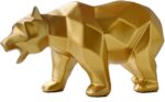 SMRTHMRT Abstract Geometric Sculptures,Creative Animals/Bear Statues Collectible... - Image 2