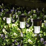 SOLPEX Solar Garden Lights Outdoor, 6 Color 12 Pack Stainless Steel Led Pathway ... - Image 2