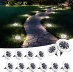 SOLPEX Solar Lights Outdoor Waterproof, 12 Pack Solar Ground Lights, Solar Garde... - Image 2