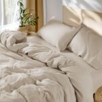 SONORO KATE 100% French Linen Duvet Cover, Soft Breathable for Hot Sleepers, Moi... - Image 2