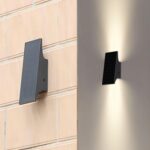 SOTTLOT Solar Outdoor Lights, 3000K 700LM Solar Wall Lights Outdoor Up and Down,... - Image 2