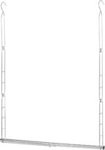 STORAGE MANIAC Hanging Closet Rod, Adjustable Width and Height Closet Hanging Or... - Image 2