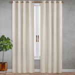 SUN+BLK Nantes Luxury Insulated Total Blackout Grommet Single Curtain Panel, Noi... - Image 2