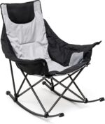 SUNNYFEEL Oversized Rocking Camping Chair, Fully Padded Patio Chair with Side Po... - Image 2
