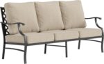 SUNSHINE VALLEY Metal Patio Furniture Sofa with 5.75" Super-Thick Waterproof Cus... - Image 2