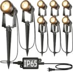 SUNTHIN Outdoor Landscape Lighting, 8 Pack LED Spot Lights Kit for Garden, Yard,... - Image 2