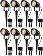 SUNVIE 12W Low Voltage Landscape Lights LED Landscape Lighting with Connectors 1... - Image 2