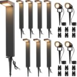 SUNVIE LED Low Voltage Landscape Lighting Kit Outdoor Waterproof Low Voltage Pat... - Image 2
