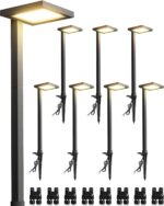 SUNVIE Low Voltage Landscape Lighting with Connectors 5W Anti-Glare LED Pathway ... - Image 2