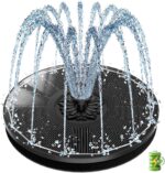 SZMP Solar Fountain for Bird Bath Spraying Water on Cloudy Day, Solar Water Foun... - Image 2