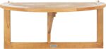 Safavieh PAT7045A Outdoor Collection Owens Natural teak wood Balcony Hanging Hal... - Image 2
