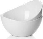Samsle Porcelain Large Serving Bowl Set (9 inch),48 Oz Big Salad bowls, Large Se... - Image 2