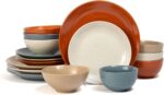 Sango Siterra Painter's Palette 16-Piece Stoneware Dinnerware Set - Service for ... - Image 2