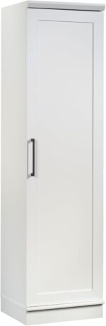 Sauder HomePlus Narrow Pantry Storage Cabinet Slim Single Door with Adjustable S... - Image 2