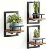 Sbosbo Floating Shelves for Wall, Plant Shelf Indoor, Wall Planters for Indoor F... - Image 2