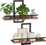 Sbosbo Floating Shelves for Wall to Hold Plants and Small Decor, 15.8 Inch Wall ... - Image 2