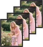 Schliersee 8x10 Picture Frames Set of 4, Elegant Arched Black Frame for 8 x 10 P... - Image 2