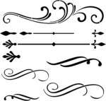 Scrolls and Flourishes Stencil (10 mil Plastic) | Decor Stencils for Painting on... - Image 2