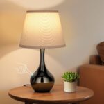 Seealle Touch Table Lamp for Bedroom, 3-Way Dimmable Small Bedside Lamps for Nig... - Image 2