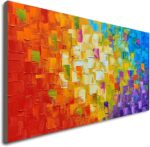 Seekland Art Hand Painted Texture Oil Painting on Canvas Abstract Wall Art Deco ... - Image 2