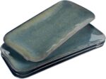 Serving Platters Set of 4, Rectangular Serving Plates, Serving Trays for Enterta... - Image 2