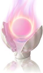 Shell Bedside Table Lamp with Wireless Charger - Stepless Dimmable Nightstand Li... - Image 2