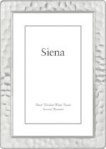 Siena Hammered Silver Picture Frame, Tarnish Resistant Finish, Perfect Photo Fra... - Image 2
