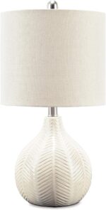 Signature Design by Ashley Rainermen Casual Ceramic Table Lamp, Transparent Whit... - Image 2