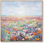 Signature Design by Ashley Sethford Classic Hand Painted Flower Wall Art 48 x 48... - Image 2