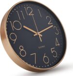 Silent Wall Clock 12 Inch Non-Ticking Wall Clocks Battery Operated for Living Ro... - Image 2