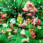 Soaoo 25 Pcs Fairy House Garden Figurines Kit Spring Garden Decor Easter Basket ... - Image 2
