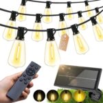 Solar Lights Outdoor Waterproof: ST38 50FT 15M Shatterproof Bulbs Patio Lights -... - Image 2