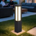 Solar Pathway Lights Outdoor, 31.5" Solar Bollard Light Outdoor, IP65 Waterproof... - Image 2