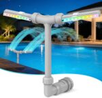 Solar Pool Fountain with Lights - Dual Spray Water Fountains for Above Ground/In... - Image 2