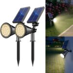 Solar Spot Lights Outdoor, 36 LEDs Solar Landscape Lighting with 2200mAh, Outdoo... - Image 2