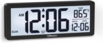 Soobest 8.5 Inch Digital Wall Clock Battery Operated with Backlight, Temperature... - Image 2